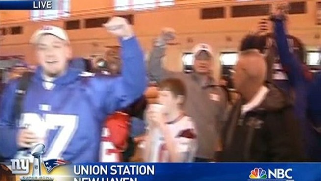 Fans were heading to Union Station to get to New York for the victory parade.