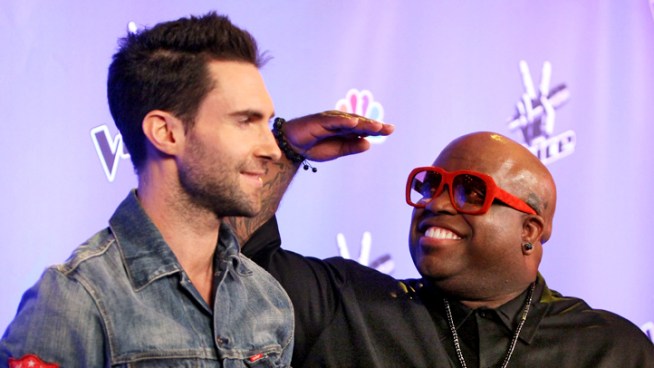 Adam Levine and Cee Lo Green chat about coaching the contestants on 