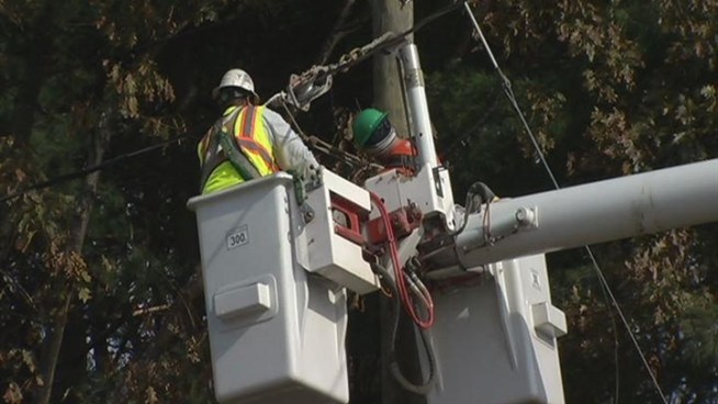 West Hartford's mayor said that restoration by Sunday is too optimistic.