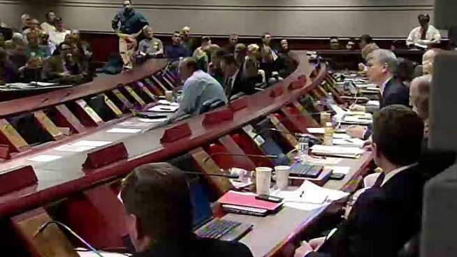 More than 1,300 people signed up to speak at a legislative hearing on gun control measures on Monday.  Among the speakers were the parents of some of the children killed at Sandy Hook Elementary School.