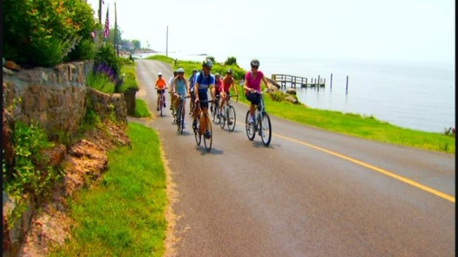 Lauren Petty shows you a tour that takes you up and down the Connecticut shoreline by bike and by boat.
