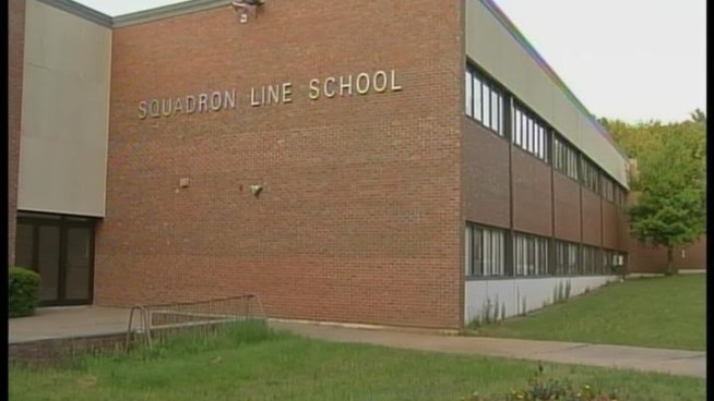 A case of Typhoid fever is detected at Simsbury Squadron Line school.