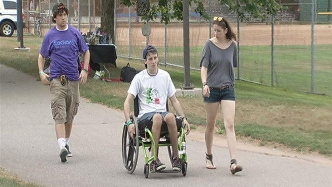 Zack Bernier who was recently paralyzed after a hiking accident, speaks to NBC Connecticut about his ordeal.