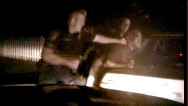 Caught On Tape: Officer Beating Suspect