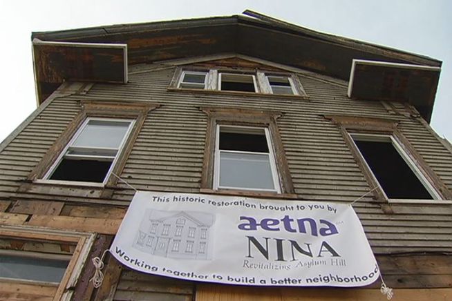While NINA was renovating a home on Imlay St in Hartford they discovered an historic jewel.