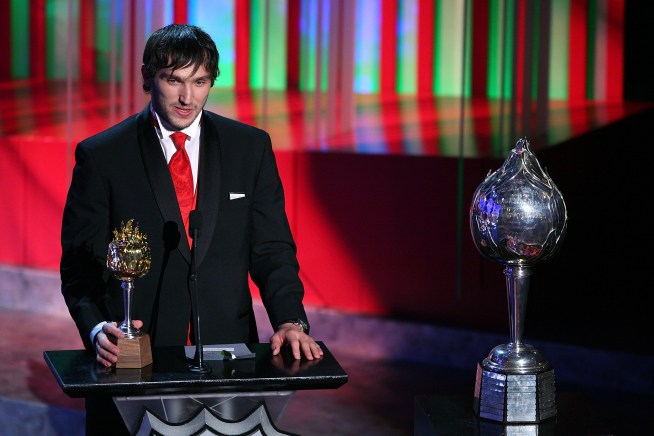 Ovechkin Takes 2nd Straight NHL MVP Award