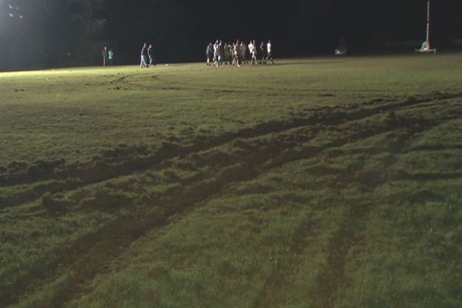 The field that hundreds of children depend on in Bethany was torn up by a truck on a joyride. The Parks and Recreation Department are at a loss as to how to pay for repairs.