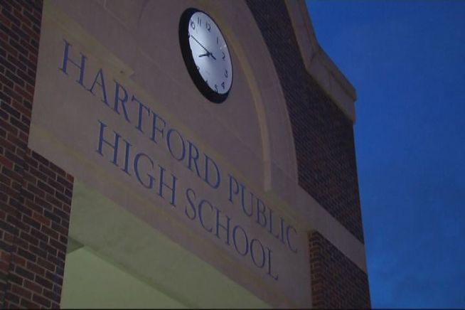 The city of Hartford says too many of its students are being arrested while they're at school.  A new plan involves getting police out of the hallways.
