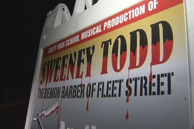 Parents and residents for and against the upcoming adaptation of Sweeney Todd at Amity High school in Woodbridge gathered at the board of education meeting to speak about the pros and cons of putting on this show.