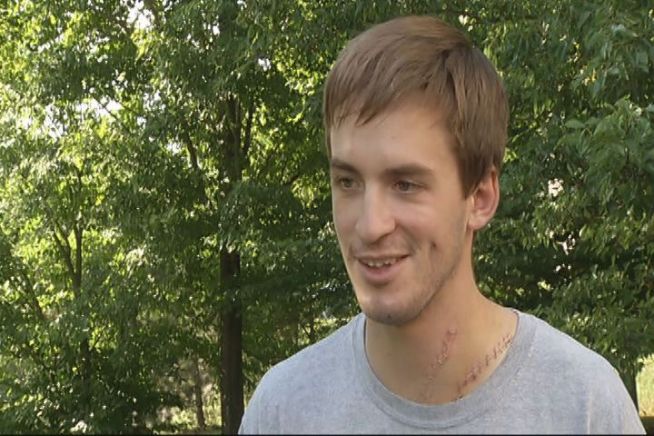 One of the survivors of the Colorado shooting has returned to his home in Southbury, and he spoke exclusively with NBCConnecticut.