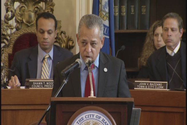 During his state of the city address, Hartford Mayor Pedro Segarra announced this is the first time in decades that the city has experienced no homicides this late into the year.
