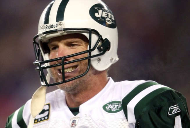 Favre Put His Stamp on the Jets Against the Patriots
