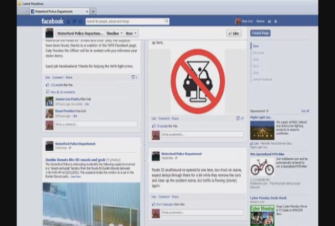 Police posted photos of two robbery suspects on Facebook Monday and received tips identifying the couple within hours.