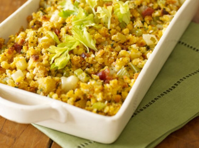Traditional Thanksgiving Stuffing with Sage and Sweet Sausage