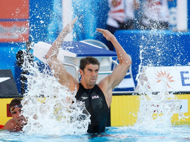 Looking Fly: Phelps Beats Cavic, Sets Record