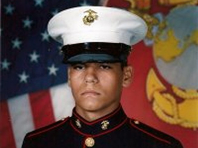 Family and Friends Say Goodbye to Fallen Marine