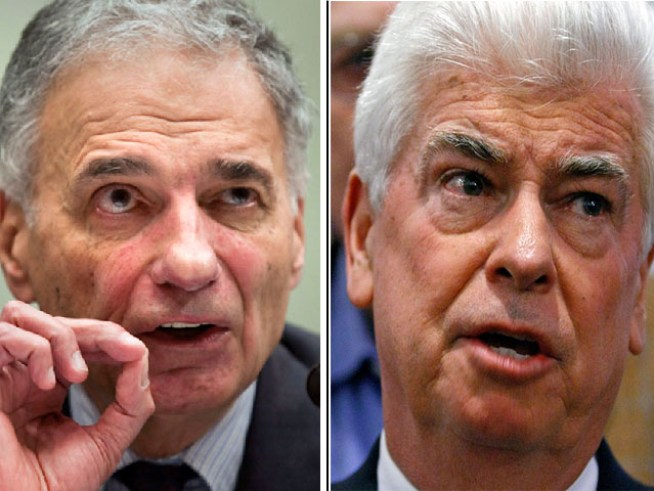 Nader's Not Ruling Out a Run Against Dodd