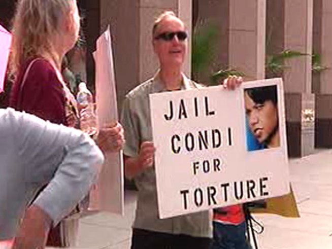 Condi Can't Shake the Torture Rap