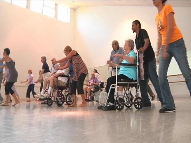 Dance therapy helps some Parkinson's patients overcome pain and immobility.