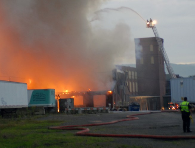 Former Torrington Container Factory Fire