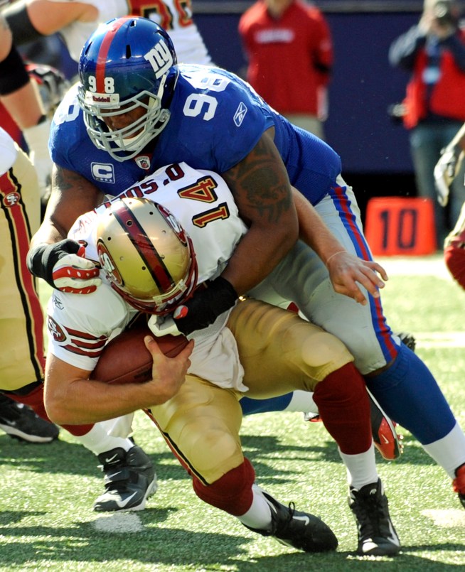 Racy Fan Sacked by Giants