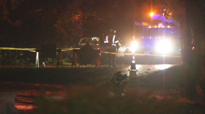 Milford and Branford residents lost power after high winds and heavy rain hit the state Tuesday.