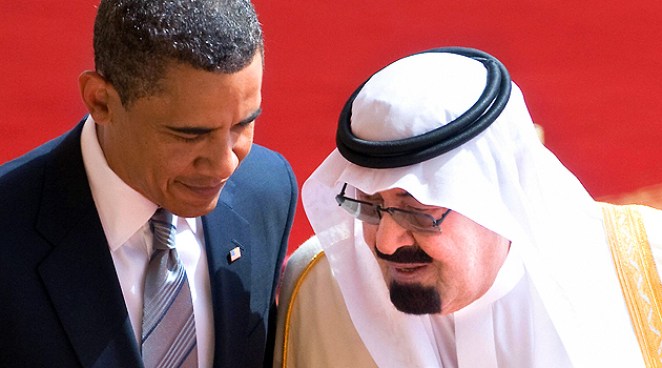 Obama Meets with Saudi King