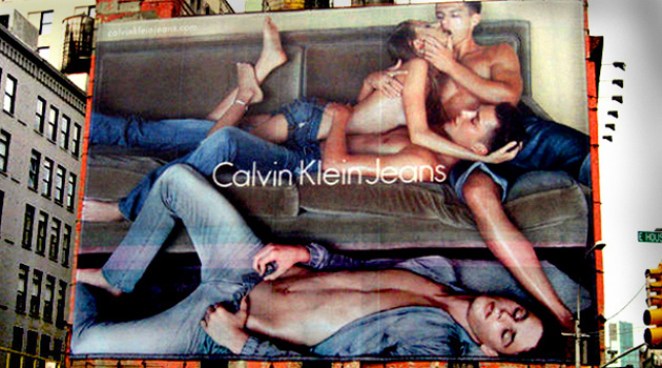 Three's a Crowd, Four's a Calvin Klein Ad in SoHo