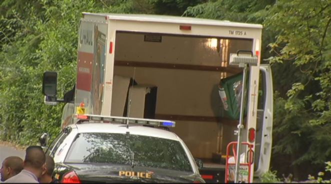Woodbridge police found a body in the back of a U-Haul truck around 9 p.m. on Monday. Police said the man and woman sitting in the truck knew there was a body inside. Charges have been filed.