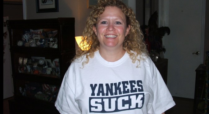 "Yankees Suck" Offends Texas Rangers' Delicate Sensitivities