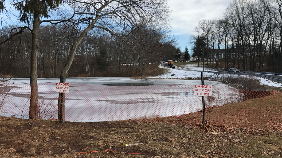 Crews Rescue Student Who Fell Through Ice in Cromwell