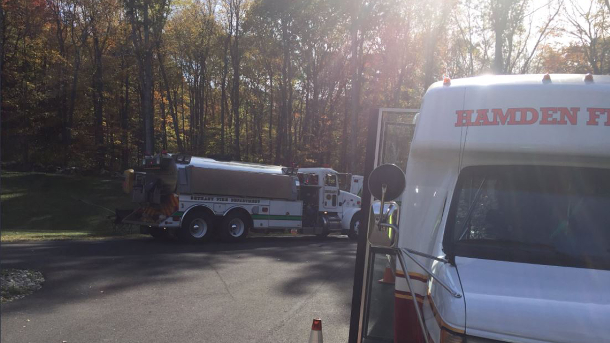 Multiple Departments Battle Brush Fire in Bethany