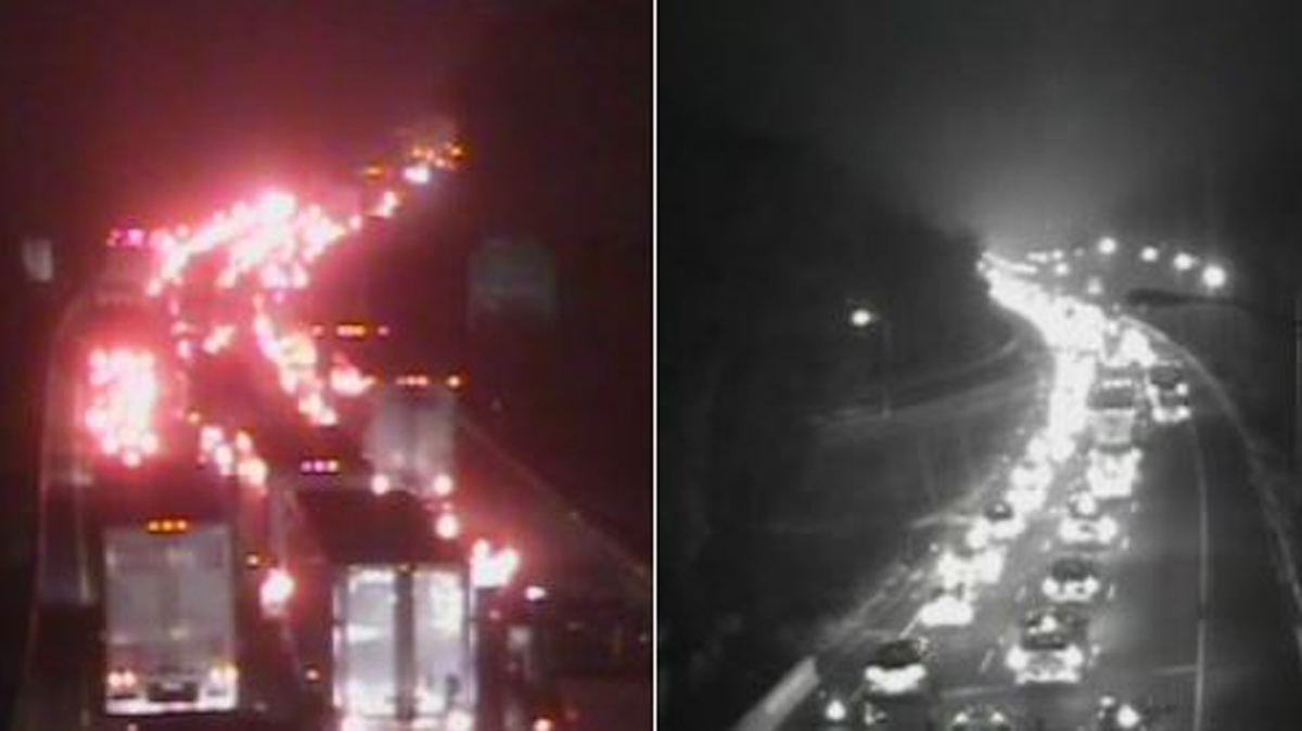 I-91 South Clear After Tractor-Trailer, Box Truck Crash