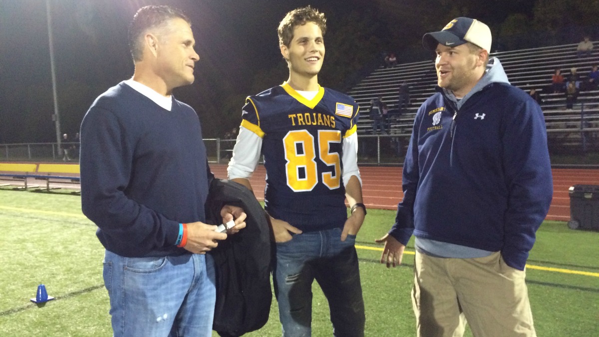 Simsbury Teen Makes First Touchdown Since Heart Transplant