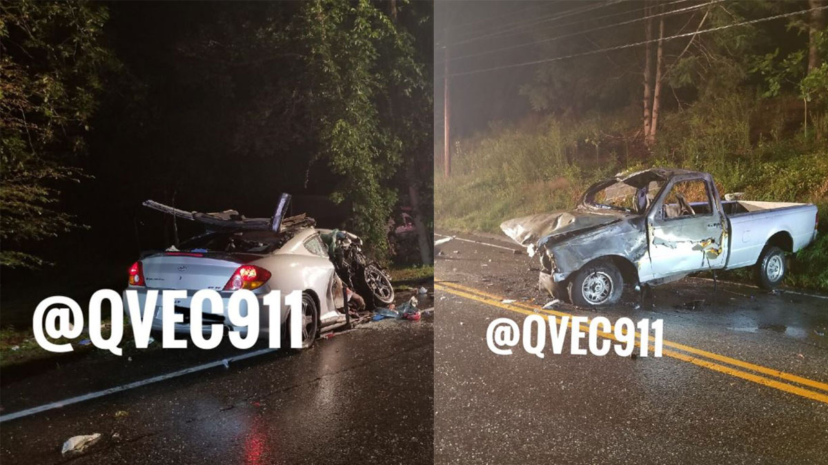 3 Transported to Hospital Following Serious Dayville Crash