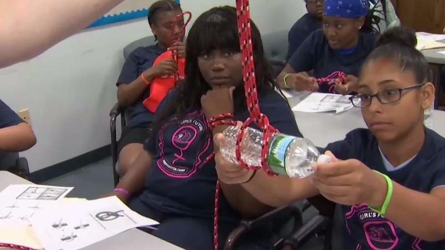 Girls Head to Camp to Learn Firefighter Skills