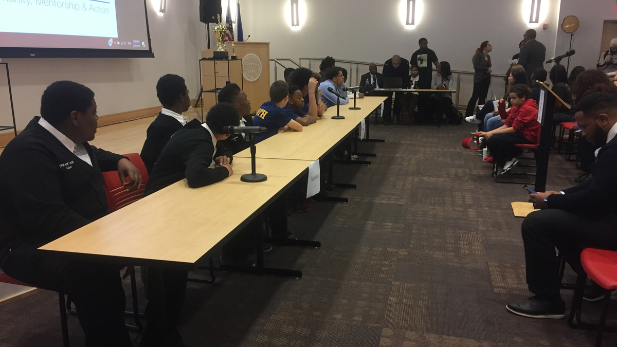 Hartford Students Compete at African American History Bee