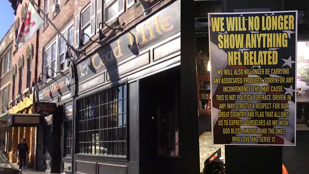 Norwich Pub Not Showing NFL Games Amid Kneeling Protests