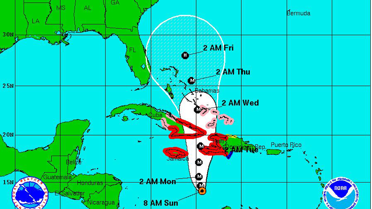 Connecticut's Jamaican Community Watching Matthew