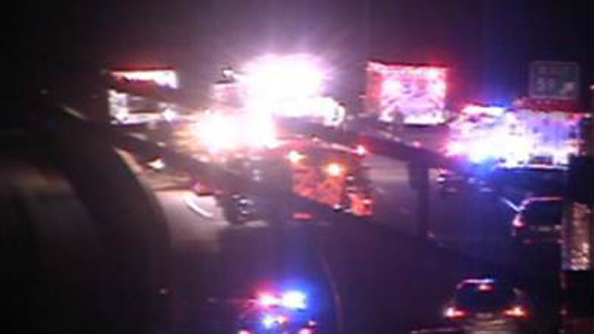 One Taken to Hospital After Crash on I-95 North in Guilford
