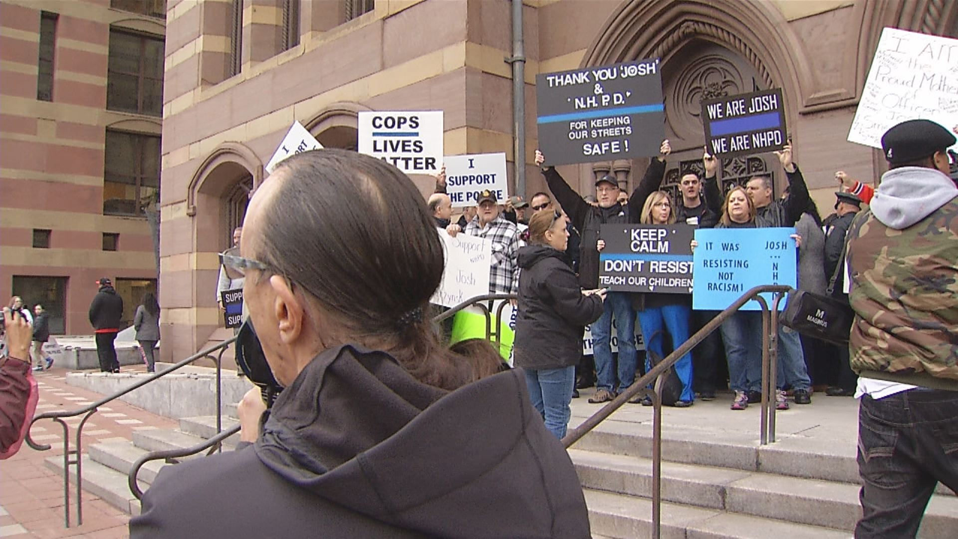Trump Protesters Gather in New Haven for Second Day Straight
