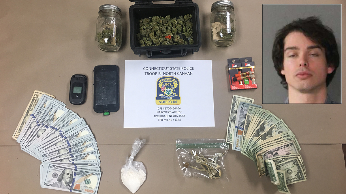 Man Found With Drugs in Car After Salisbury Crash: CSP