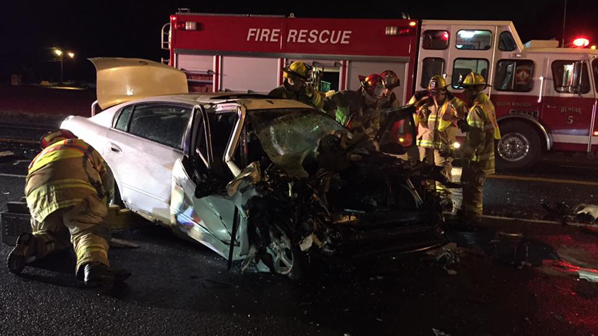 Car Collides with Tractor Trailer in South Windsor