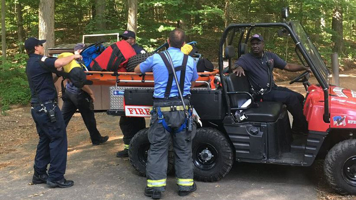 Injured Hiker Rescued at Sleeping Giant in Hamden