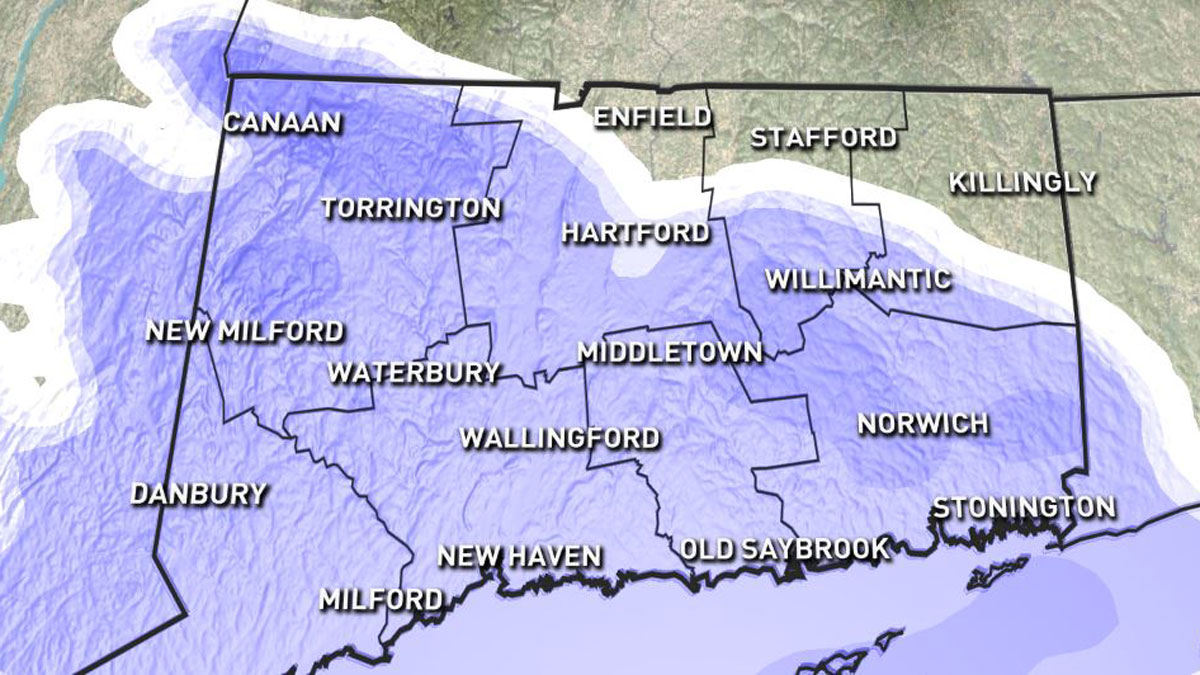 Light Snow, Flurries Heading to Parts of Connecticut