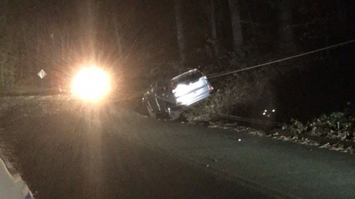 Anderson Road in Tolland Reopens After Car Hits Utility Pole