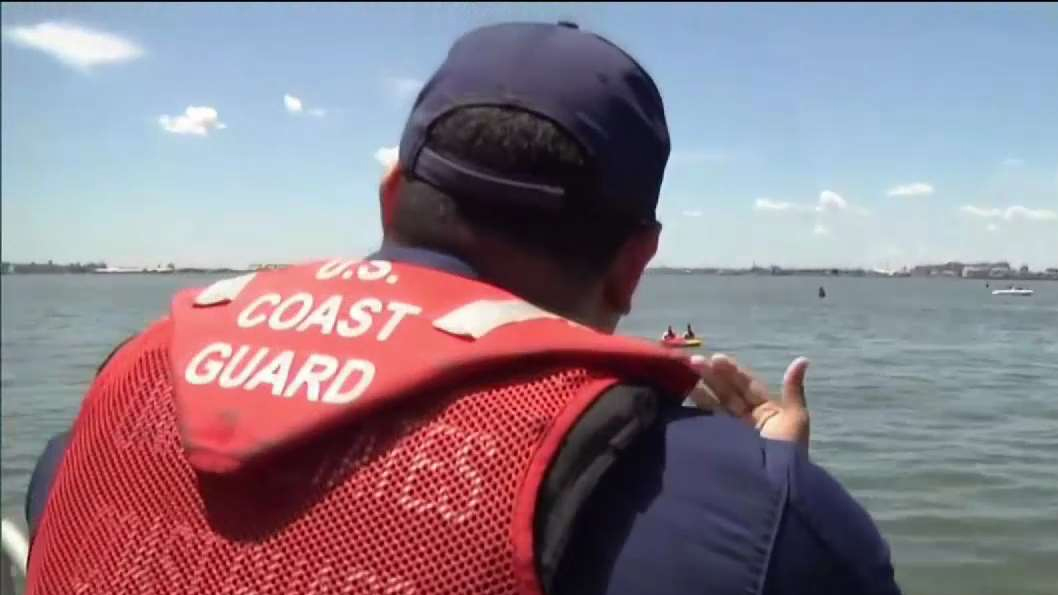 USCG Rescues Schoolchildren from Grounded Boat Near Mystic