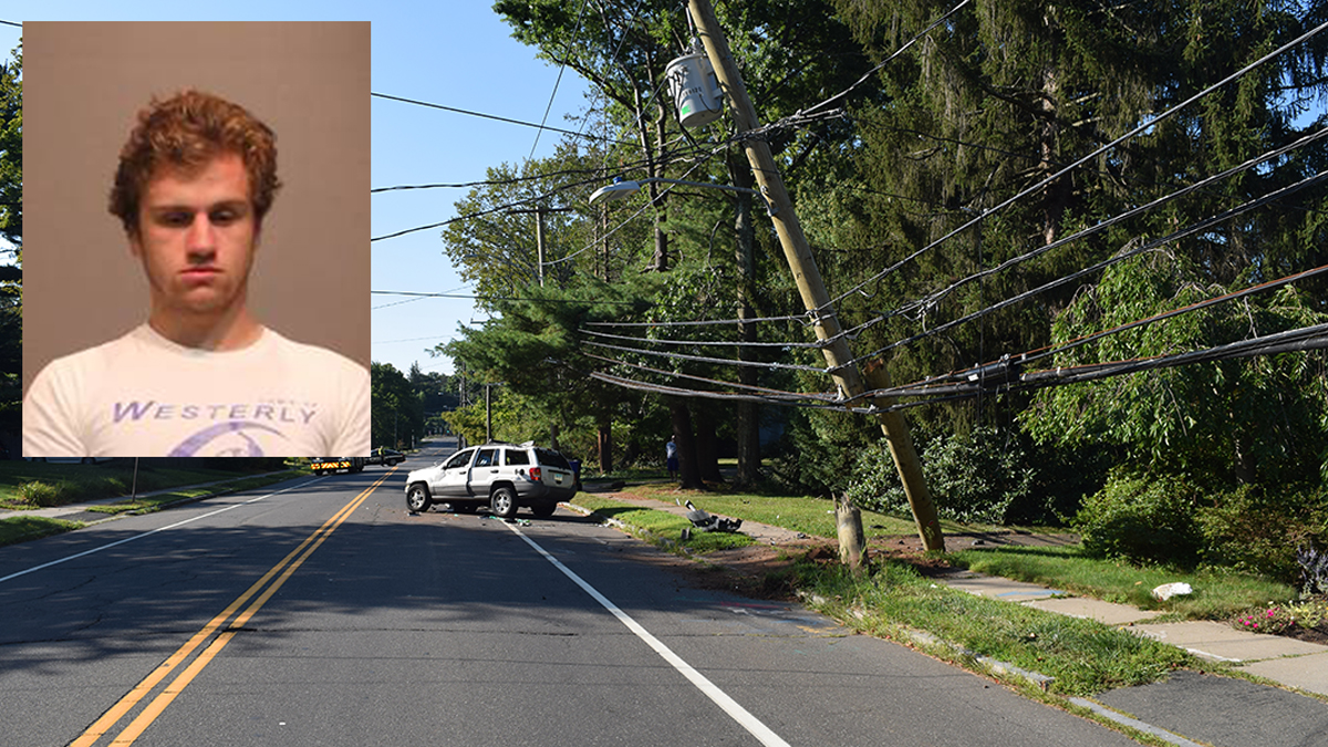 Drunk Driver Slams into Pole in West Hartford: Police