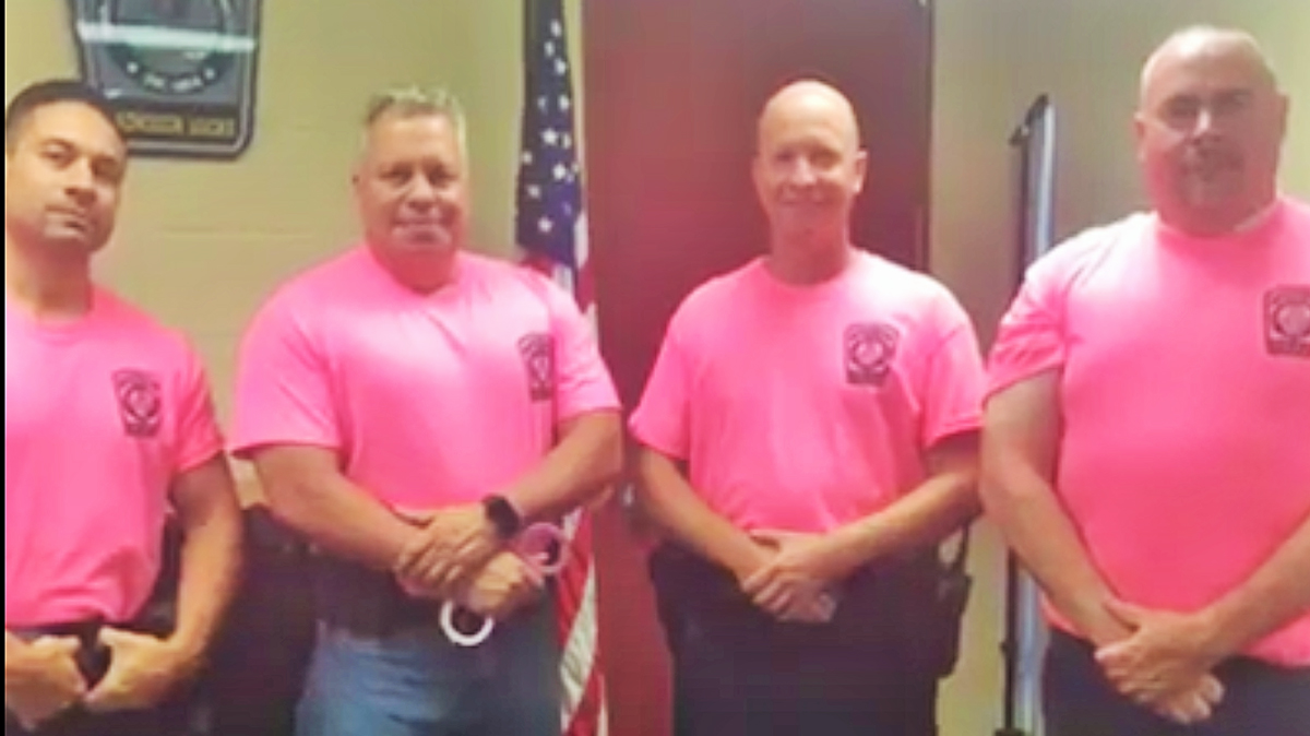 Windsor Locks Police Recognize Breast Cancer Awareness Month