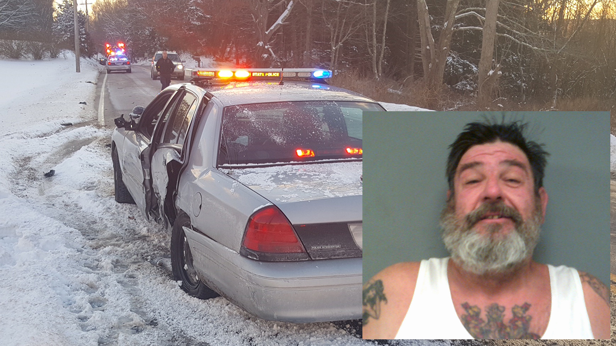 Drunken Driver Crashes into Police Cruiser: State Police